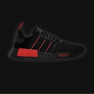NIB Adidas NMD_R1 'Core Black Red'